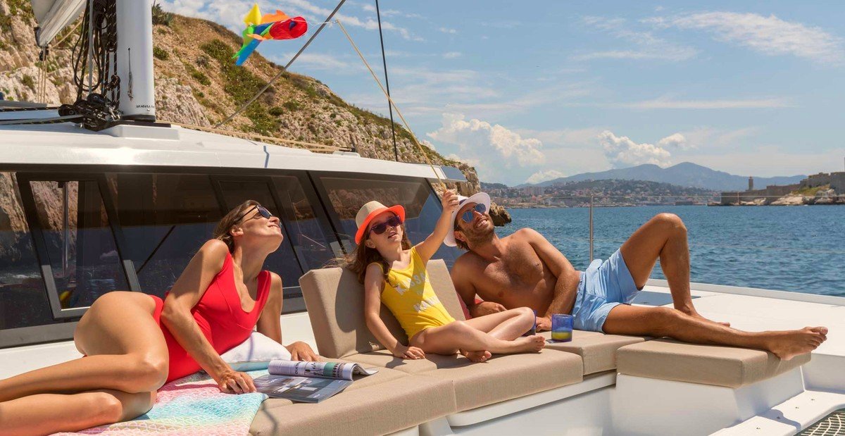 life on board a catamaran 1