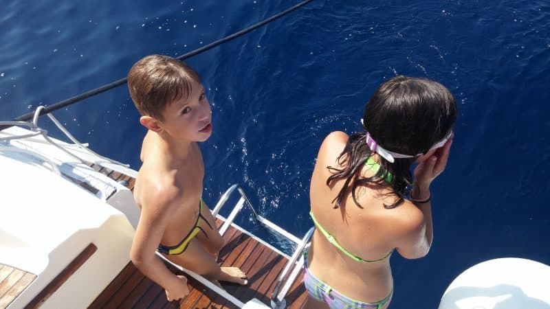 Sailing with kids in Croatia