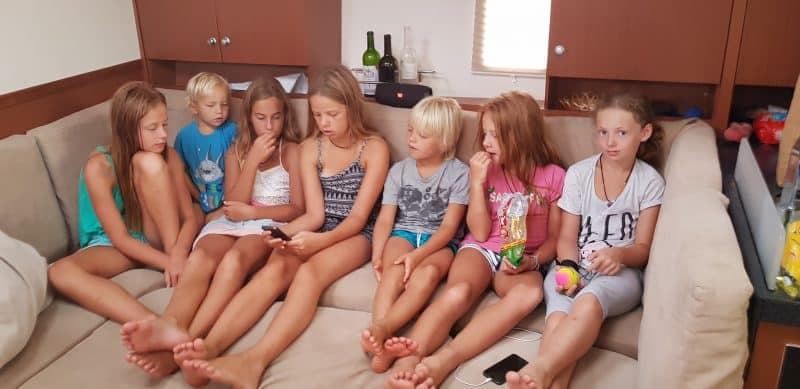 Sailing with kids in Croatia