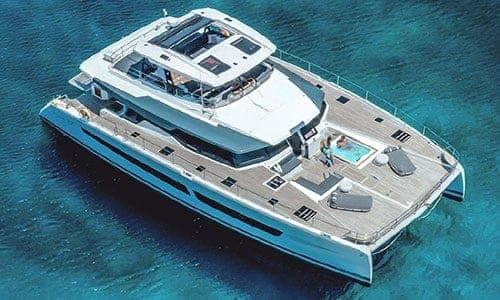Power catamaran rental charter crewed bareboat